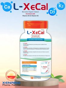L-XeCal Tablets  (100% Organic Vit-D3, Alge Cal+Multi Trace Minerals Nutritional Supplement)