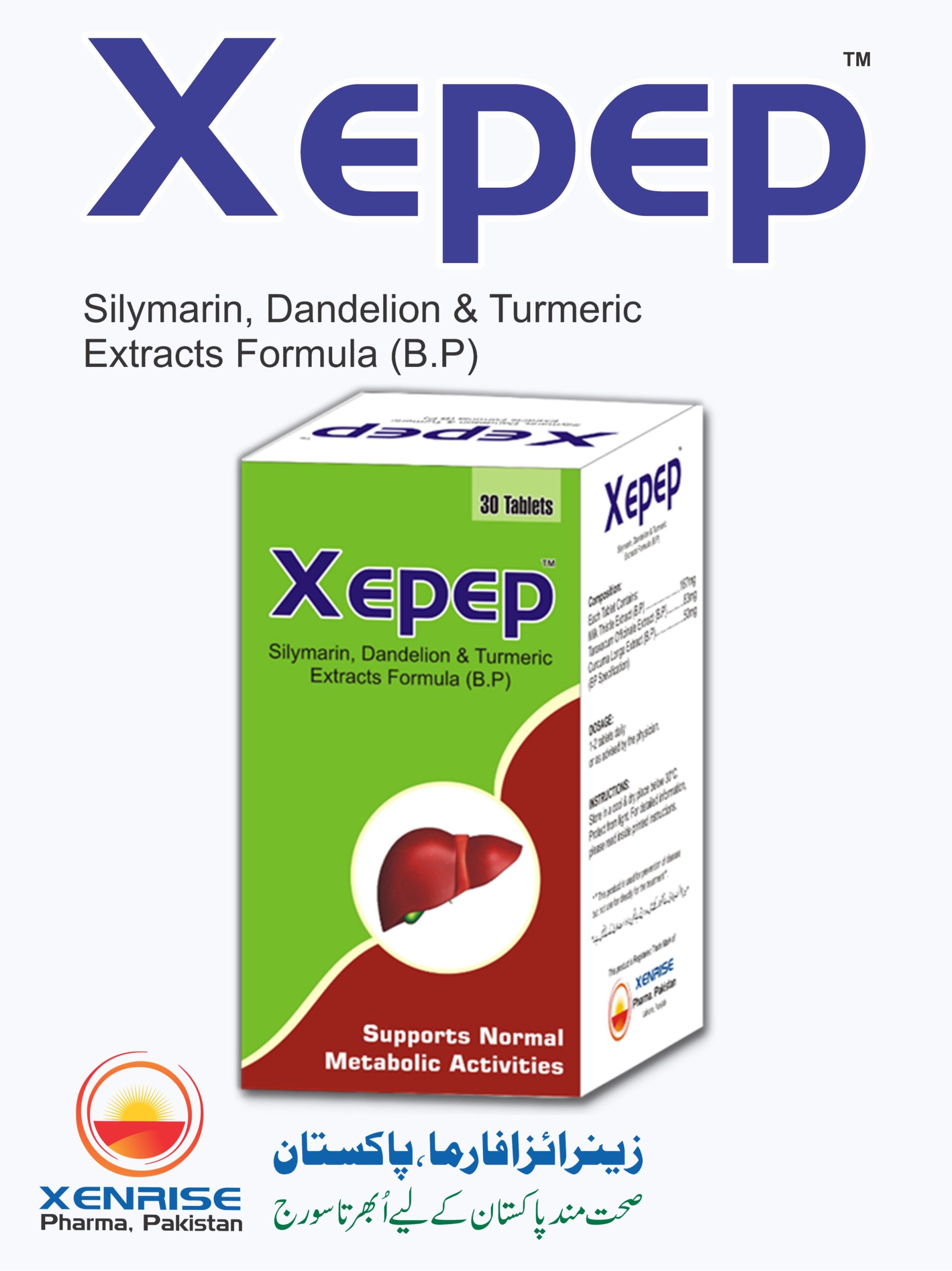 Xepep Tablets (100% Organic Metabolic Booster Nutritional Supplement with Essential Minerals)