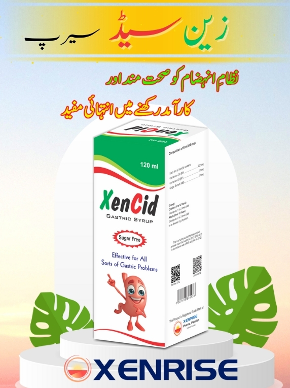 XenCid Syrup 120ml (A Highly Effective, Super Quality & 100% Organic Digestive Care Nutraceuticals' Product) - Image 3