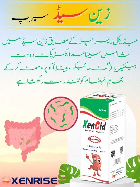 XenCid Syrup 120ml (A Highly Effective, Super Quality & 100% Organic Digestive Care Nutraceuticals' Product) - Image 9