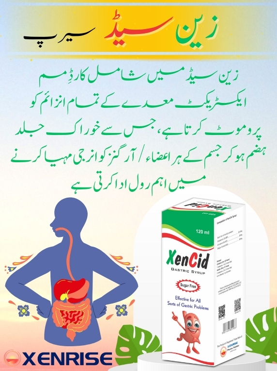 XenCid Syrup 120ml (A Highly Effective, Super Quality & 100% Organic Digestive Care Nutraceuticals' Product) - Image 6