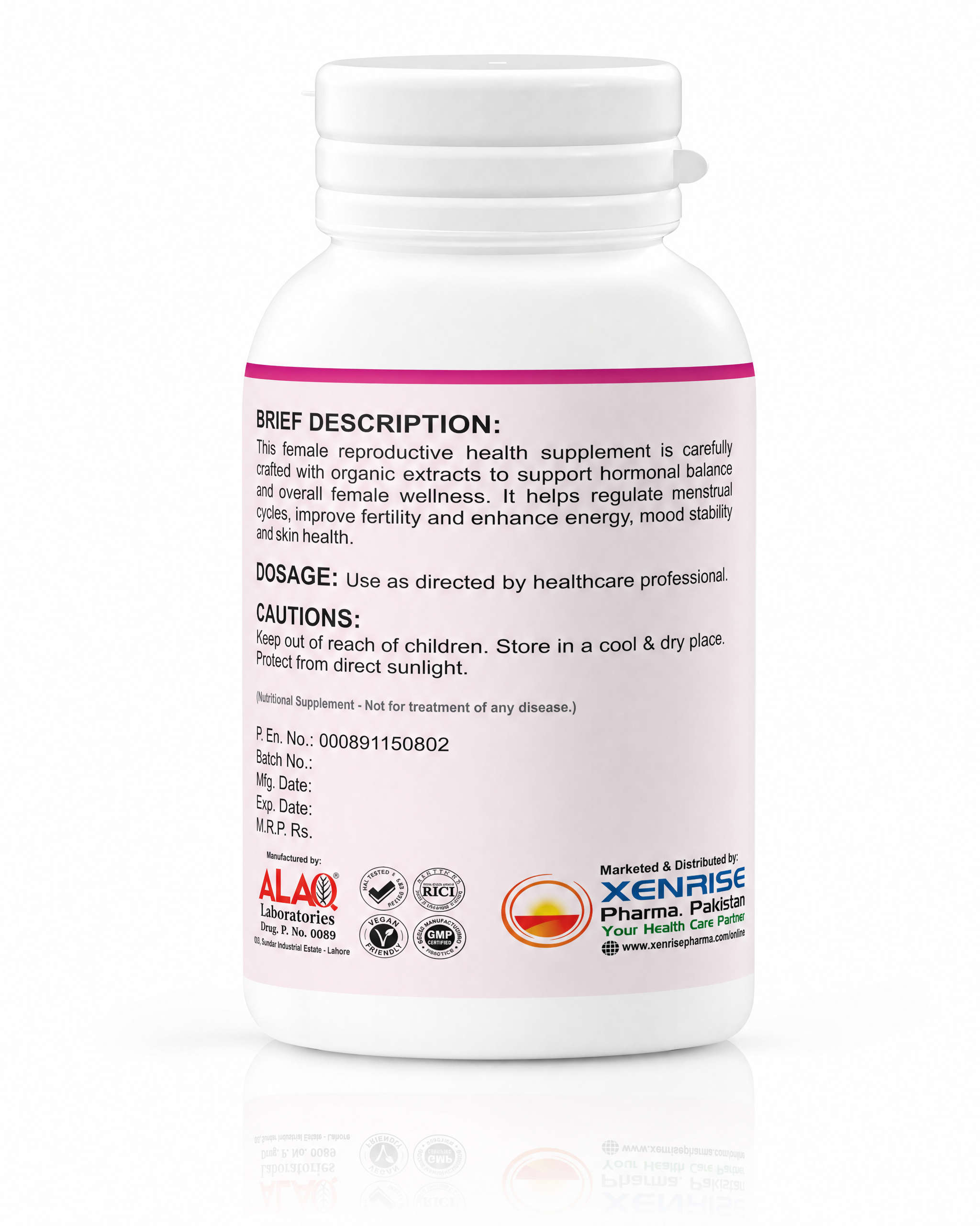 FEMIXEN Tablets | Female Reproductive Health Support Formula for Hormonal Balance, Menstrual Wellness & Overall Female Vitality - Image 4