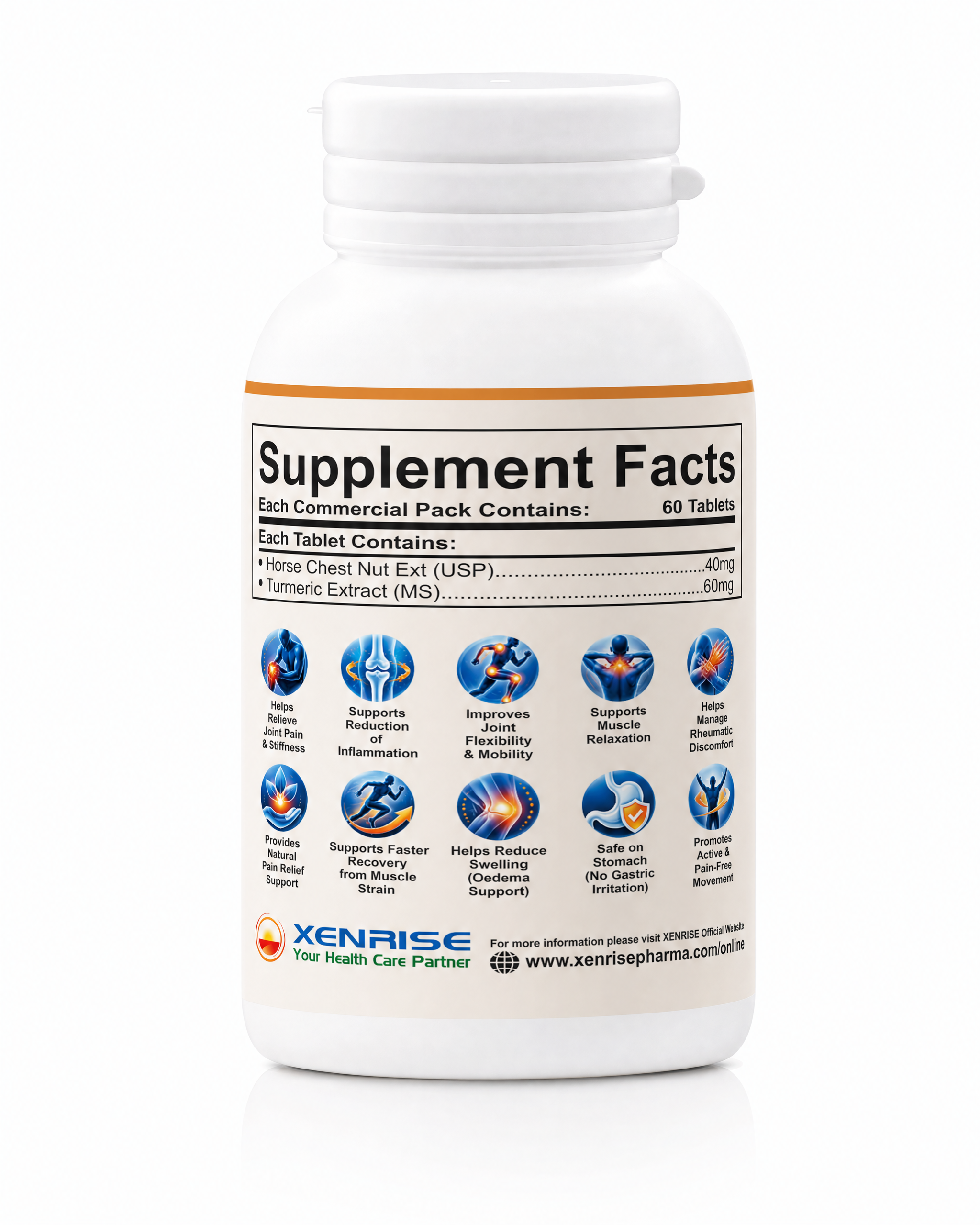 XEMOB Tablets | Relieving Pain & Stiffness Naturally & Safely | Advanced Organic Support for Pain & Inflammation - Image 5