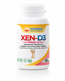 XEN-D3 10000 IU Tablets | Advanced Vitamin D3 Support for Everyday Vitality | Stronger Bones, Better Immunity & Healthier Life