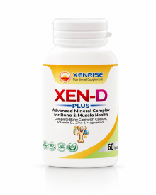 XEN-D Plus Tablets | Advanced Mineral Complex for Bone & Muscle Health | Complete Bone Care with Calcium, Vitamin D3, Zinc & Magnesium