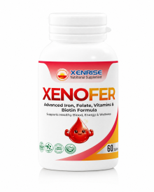 XENOFER Tablets | Advanced Iron, Folate, Vitamins & Biotin Formula | Supports Healthy Blood, Energy & Wellness