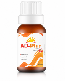 AD-PLUS DROPS | A High Strength Formula of Vitamin D3, Vitamin A & Vitamin K Drinkable Liquid for Family Wellness