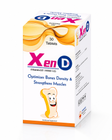 XEN-D3 10000 IU Tablets | Advanced Vitamin D3 Support for Everyday Vitality | Stronger Bones, Better Immunity & Healthier Life