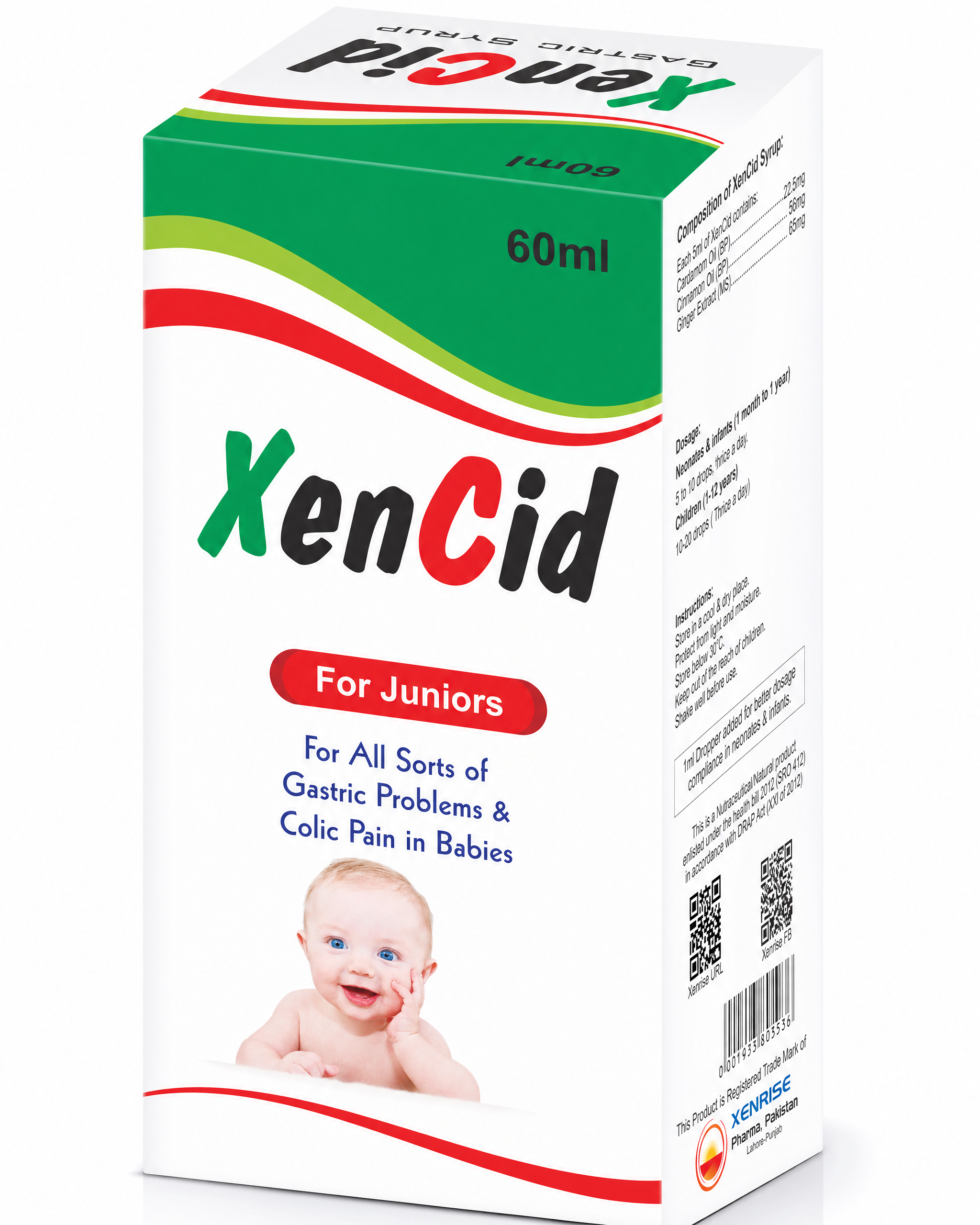 XENCID GASTRIC SYRUP & COLIC DROPS | Effective Gastric, Digestive & Colic Support - Image 2