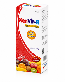 XENVIT-R SYRUP | Multi Vitamin Syrup for Vitality, Vision & Daily Wellness | Whole Food Energizer with Vitamins, Minerals, Lutein & Bilberry