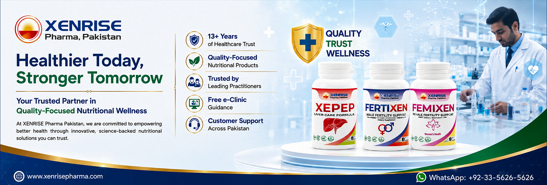 About XENRISE xenrise pharma about banner (1920x650)